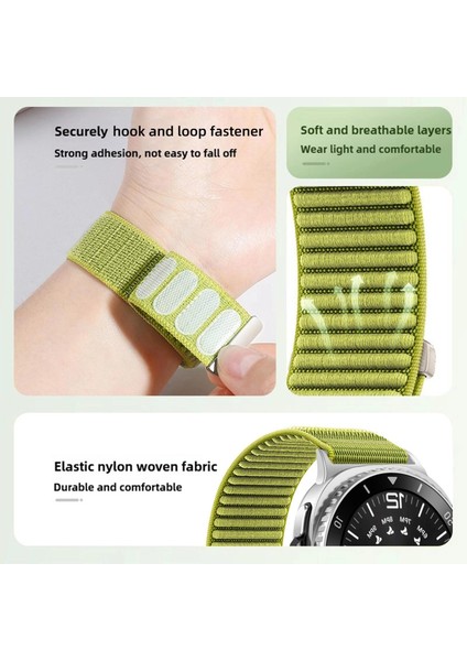 Samsung Galaxy Watch8 / Watch8 Classic Için Naylon Saat Kayışı (Yurt Dışından) indirimleri