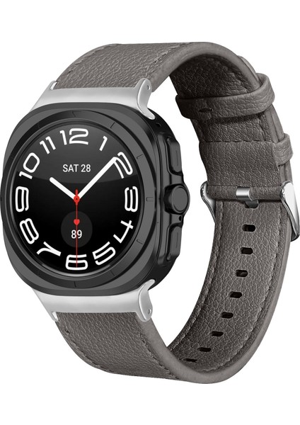 Samsung Galaxy Watch Ultra 47MM / Ultra 2025 Için Pu Kayış (Yurt Dışından)