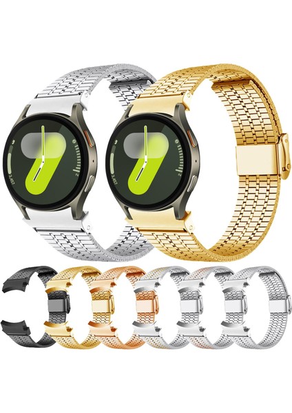 Samsung Galaxy Watch 7 / 6 / 5 / 4 Için Paslanmaz Çelik Kayış (Yurt Dışından) fiyatları
