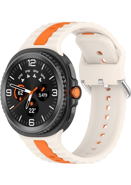 Samsung Galaxy Watch8 / Watch8 Classic Için Silikon Saat Kayışı (Yurt Dışından)