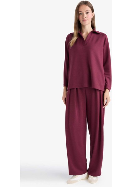 Barrel Fit Düz Paça Pantolon F9575AX25AU fırsatları