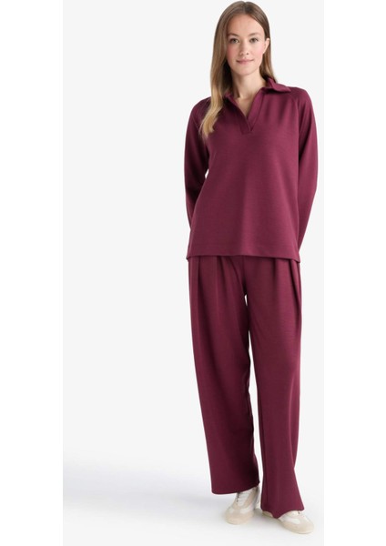 Barrel Fit Düz Paça Pantolon F9575AX25AU indirimleri