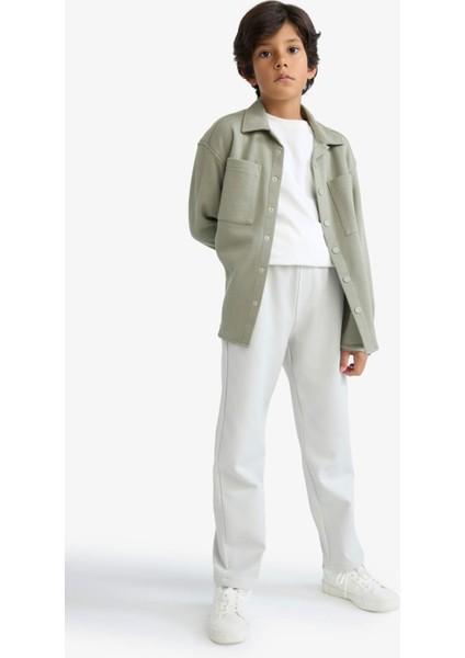 Erkek Çocuk Beli Lastikli Standart Paça Pantolon G2142A825AU