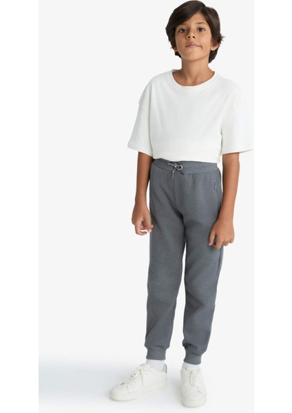 Erkek Çocuk Beli Paçası Lastikli Cepli Jogger Eşofman Altı C7635A825WN fiyatları