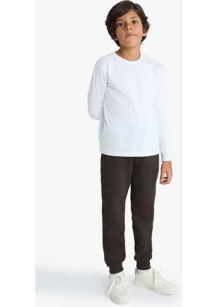 Erkek Çocuk Beli Paçası Lastikli Cepli Jogger Eşofman Altı C7635A825WN fiyatları