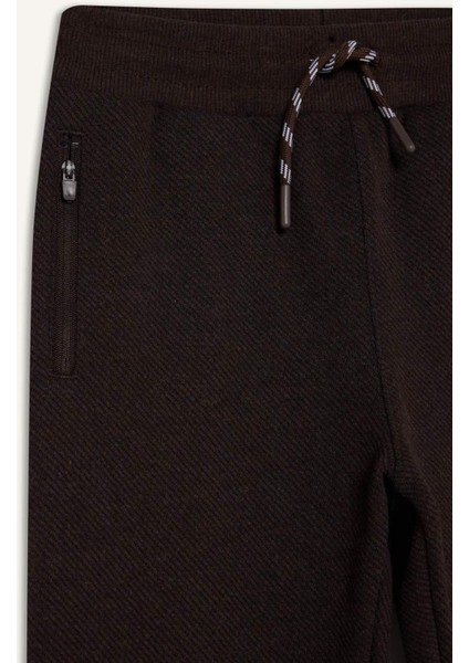 Erkek Çocuk Beli Paçası Lastikli Cepli Jogger Eşofman Altı C7635A825WN