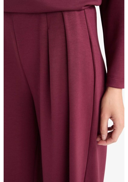 Barrel Fit Düz Paça Pantolon F9575AX25AU