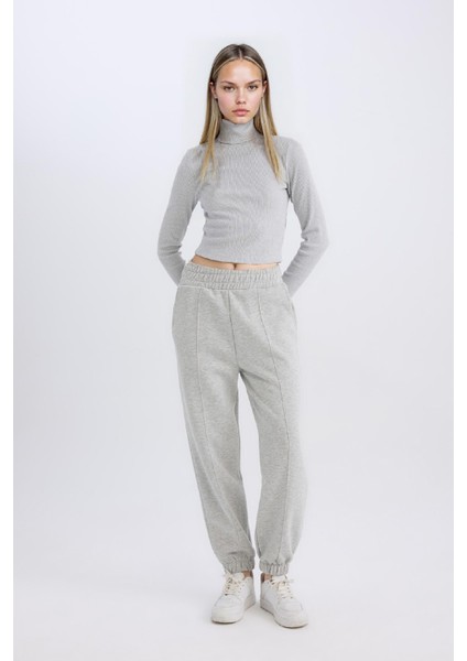 Fitted Balıkçı Yaka Fitilli Kaşkorse Basic Düz Uzun Kollu Tişört D8798AX24AU fiyatları