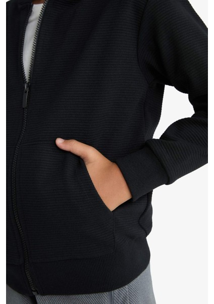 Erkek Çocuk Kapüşonlu Okul Fermuarlı Sweatshirt T7468A625AU indirimleri