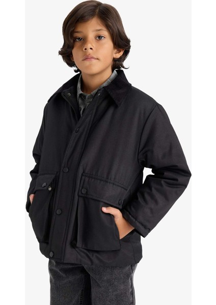 Erkek Çocuk Polo Yaka Çıtçıtlı Mont D5903A825AU modelleri