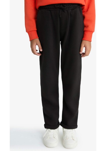 Erkek Çocuk Beli Lastikli Düz Paça Pike Eşofman Altı G1360A825AU fırsatları