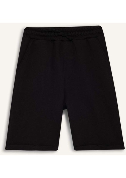 Erkek Çocuk Beli Lastikli Pike Şort