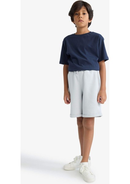 Erkek Çocuk Beli Lastikli Pike Şort G1388A825AU fiyatları