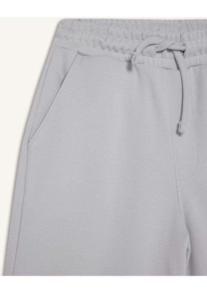 Erkek Çocuk Beli Lastikli Pike Şort G1388A825AU