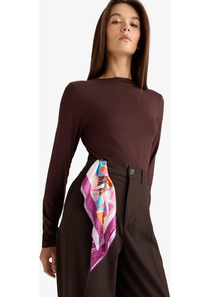 Kadın Desenli Fular G1575AX25WN