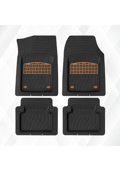 Volkswagen Jetta 1981-2000 Model 4d Joker Ahşap Havuzlu Paspas