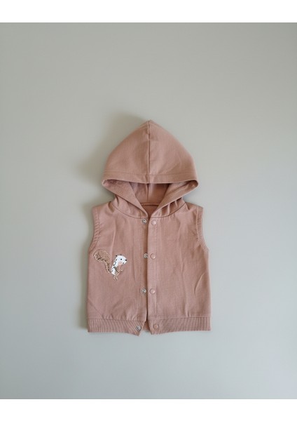 Erkek Bebek 3'lü Yelekli Takım Sincaplı fiyatları