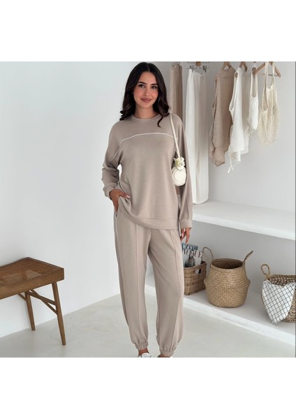 Modal Kumaş Arabiyeli Lüks Tasarım Alt-Üst Ikili Takım