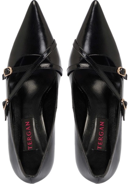 Siyah Hakiki Rugan Deri Kadın Stiletto - K24S1AY67513-A07 indirimleri