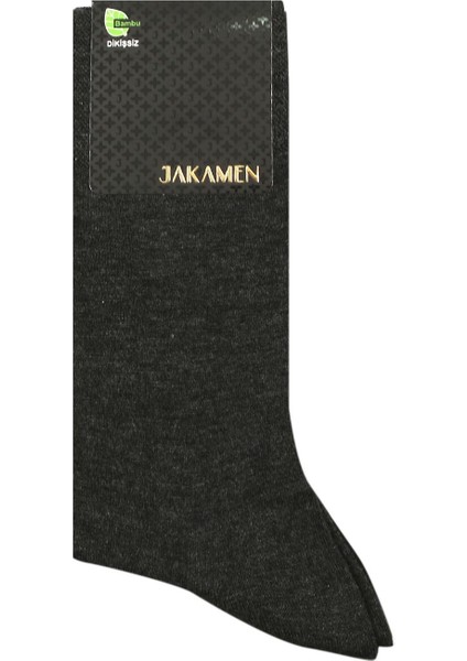 Antrasıt Bambu Tekli Soket Çorap