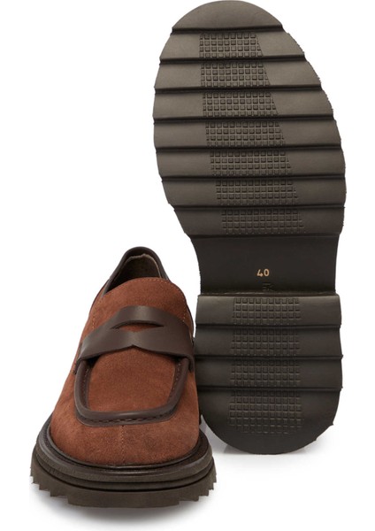 Taba Hakiki Süet Deri Erkek Klasik Ayakkabı - E24S1AY56993-K59 fırsatları