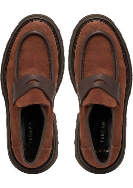 Taba Hakiki Süet Deri Erkek Klasik Ayakkabı - E24S1AY56993-K59 indirimleri