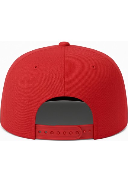 Hip Hop Snapback Cap Modern Kırmızı Şapka Logosuz Erkek/kadın modelleri