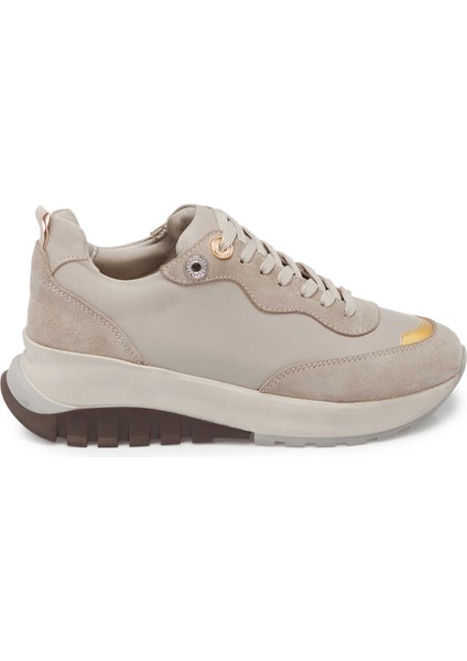 Gri Hakiki Deri Kadın Sneaker - K24S1AY67537-B43 modelleri