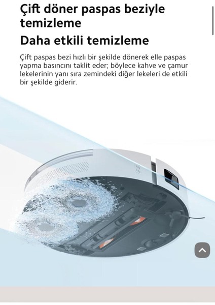 6000PA Soniktitreşimle Olağanüstü Temizlik Yeni Nesil Lds Lazer Navigasyon Sistem Robot Süpürge S20+ fiyatları