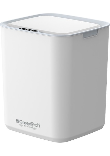 Sensörlü 22 Litre Çöp Kovası (Şarj Edilebilir Lityum Pilli) / GT-SC05 Beyaz