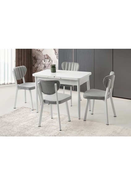 Mobilgen (Sadece Masa) Beyaz 100+25 Milano Kelebek Açılabilir Masa fiyatları