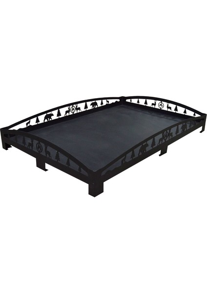 FS-105-D Doğa Desenli Lazer Kesim Soba Altlığı (60*90)