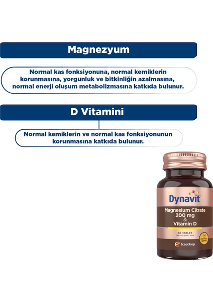 Magnesium Citrate 200 mg, Vitamin D & Collagen Hyaluronic Acid Complex - Şehre Dönüş Paketi modelleri