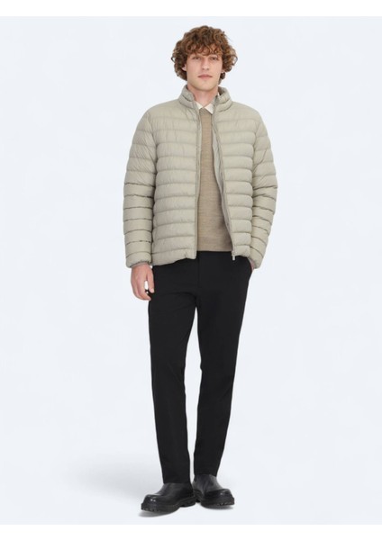 Vizon Regular Fit Dik Yaka Casual Dokuma Mont fiyatları