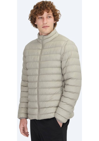 Vizon Regular Fit Dik Yaka Casual Dokuma Mont fırsatları