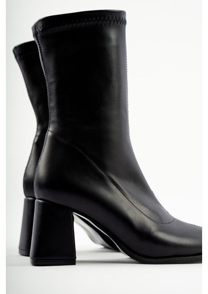 Pensa Kısa Topuklu Streç Bot- Siyah fırsatları