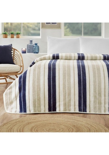 Prime Tek Kişilik Battaniye (155X215)-MARINE Line Bej modelleri