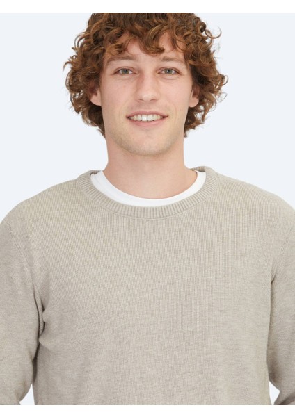 Vizon Bisiklet Yaka Jakarlı Triko Kazak modelleri