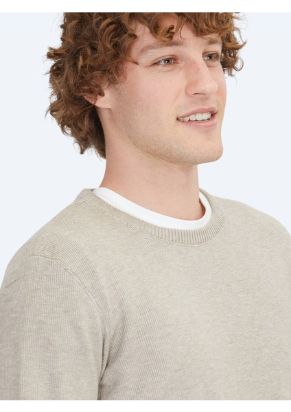 Vizon Bisiklet Yaka Jakarlı Triko Kazak fırsatları