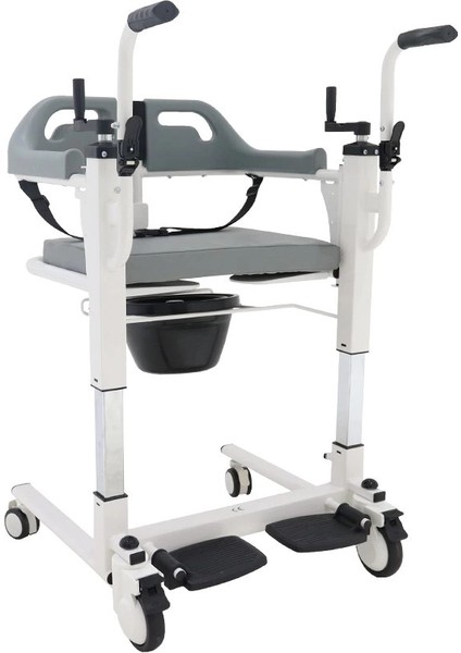 Klozetli Tekerlekli Sandalye | Geniş Oturma Alanı ve Yüksek Taşıma Kapasitesi G550