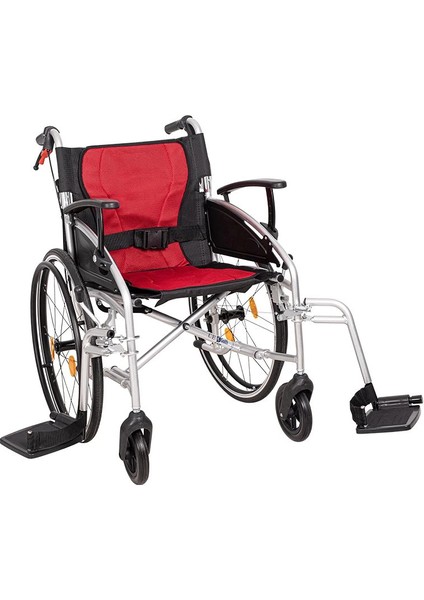 Golfi Hafif Manuel Tekerlekli Sandalye | Kolay Manevra ve Geniş Oturum Konforu G636