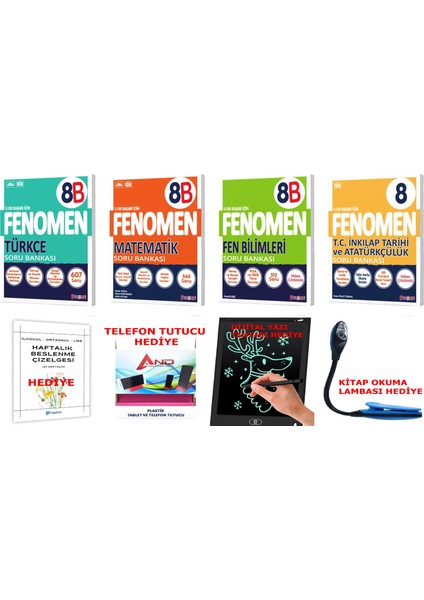 2025-2026 Güncel Müfredat 8.sınıf Tüm Dersler Soru Bankaları Yeni Nesil