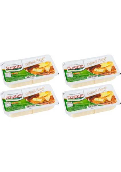 Dilimli Kaşar Peyniri 400 gr x 4 Adet
