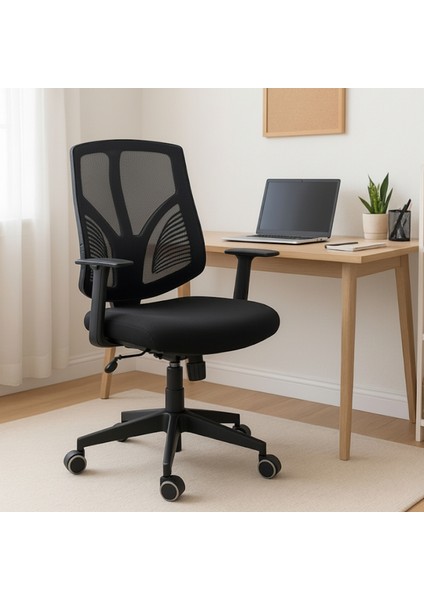 Punto Siyah Çalışma Koltuğu | Ofis Çalışma ve Toplantı Koltuğu