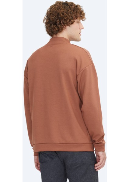 Kiremit Dik Yaka Sweatshırt indirimleri