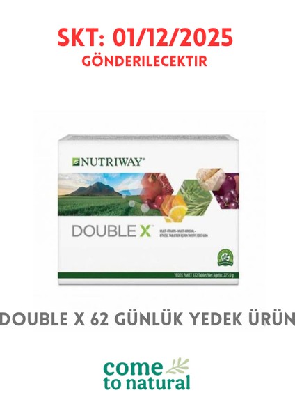 Nutriway Doublex 62 Günlük Vitamin Skt 12/25'tir