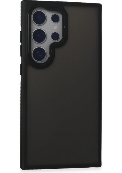 Samsung Galaxy S24 Ultra Hybrid Shield Silikon Kılıf – Esnek, Hafif & Şık Koruyucu Kapak - Siyah