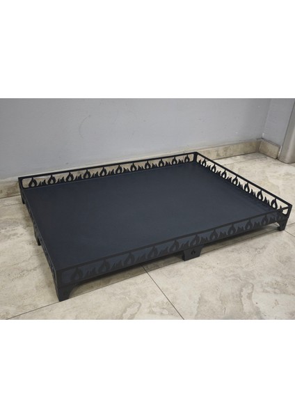 FS-105-A Alev Desenli Lazer Kesim Soba Altlığı (60*90) fırsatları