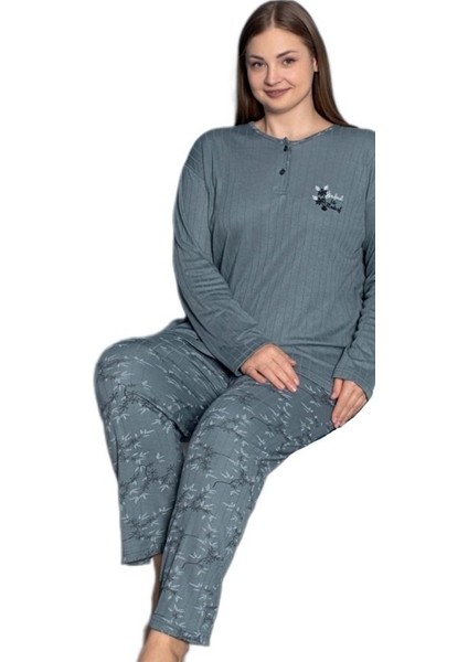 Rahatlatan Pijama Seti Kışlık Büyük Beden Kadın Pijama Takımı 3xl/6xl modelleri