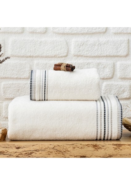 Home Rosy Armürlü Havlu 50X90 cm 1 Parça-Krem